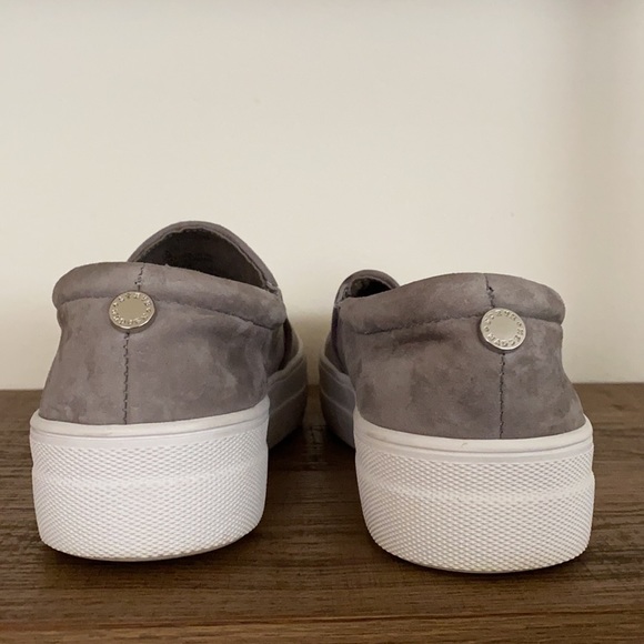 Steve Madden Gray Suede Slip Ons - Picture 2 of 5